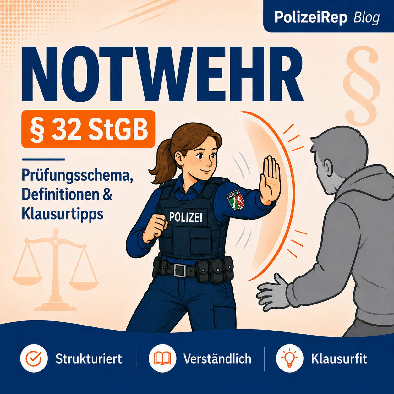 Notwehr in Strafrecht GS 4 an der HSPV NRW